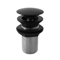 Слив для раковины без перелива CLICK/CLACK 5/4'' ЧЕРНЫЙ МАТОВЫЙ