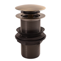 Слив для раковины без перелива CLICK/CLACK 5/4'' БРОНЗА