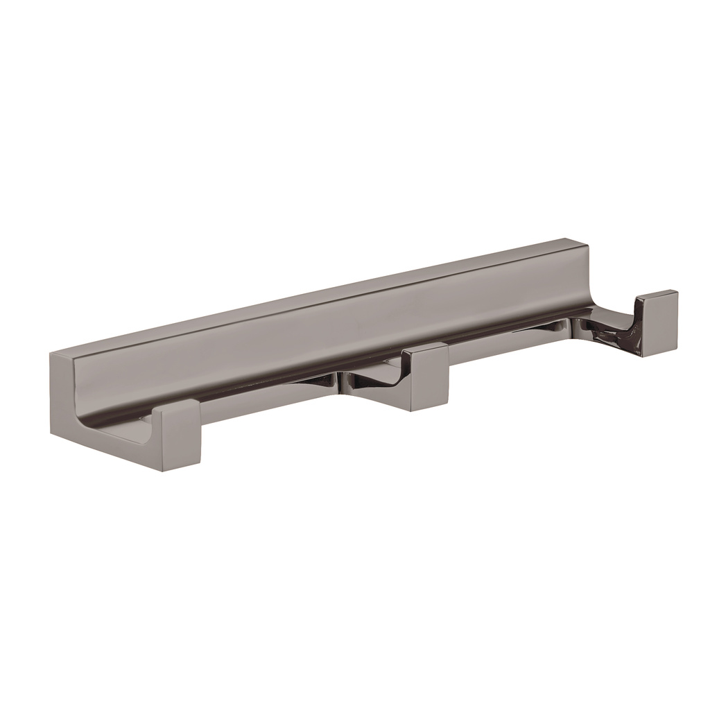 Крючок тройной настенный METAL GREY ГЛЯНЕЦ Аксессуар для ванной NIL 