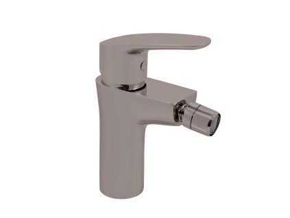 AMUR - Bidetová baterie  bez výpusti, Metal Grey - lesklá AM744.0MGL, RAV Slezák (Barva METAL GREY - lesklá, Rozměr 1/2")