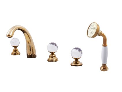 BRILLIANCE - Vanová baterie 5-otvorová, BRILLIANCE176.0P, RAV Slezák (Barva Chrom, Rozměr 1/2")