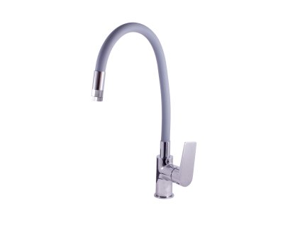 COLORADO - Dřezová baterie s flexibilním ramínkem, Chrom/šedá CO119.0/11, RAV Slezák (Barva chrom/šedá, Rozměr 1/2")