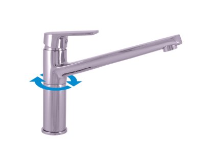 COLORADO - Dřezová baterie, Chrom CO104.0, RAV Slezák (Barva Chrom, Rozměr 1/2")