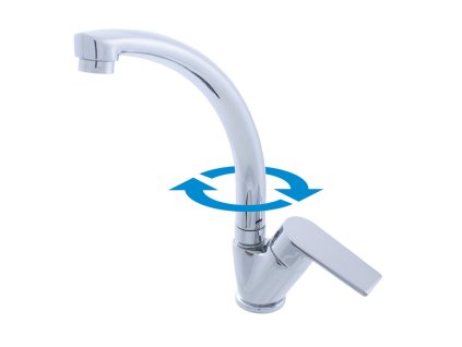 COLORADO - Dřezová baterie, Chrom CO106.0/3, RAV Slezák (Barva Chrom, Rozměr 1/2")