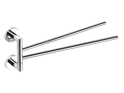 2710 1 colorado koupelnovy doplnek dvojity drzak rucniku otocny 399 mm chrom coa0602 rav slezak