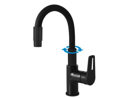 COLORADO - Umyvadlová baterie  bez výpusti, Černá - matná CO219.0/15CMAT, RAV Slezák (Barva Černá - matná, Rozměr 1/2")