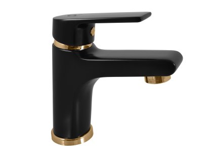COLORADO - Umyvadlová baterie bez výpusti, Černá matná/Zlatá CO126.0CMATZ, RAV Slezák (Barva Černá matná/Zlatá, Rozměr 1/2")
