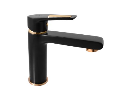 COLORADO - Umyvadlová baterie bez výpusti, Černá matná/Zlatá CO328.0CMATZ, RAV Slezák (Barva Černá matná/Zlatá, Rozměr 1/2")