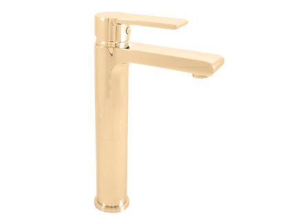 COLORADO - Umyvadlová vysoká baterie bez výpusti, Zlatá - lesklá CO130.0Z, RAV Slezák (Barva ZLATÁ - lesklá, Rozměr 1/2")
