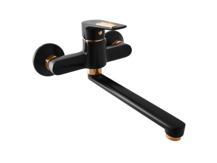 COLORADO - Umyvadlová/dřezová baterie, Černá matná/Zlatá CO301.5/23CMATZ, RAV Slezák (Barva Černá matná/Zlatá, Rozměr 100 mm)