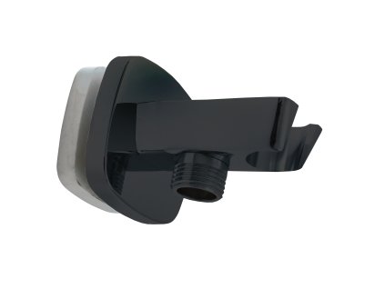 4855 1 drzak sprchy s vyvodem pro hadici cerna matna md0615cmat rav slezak