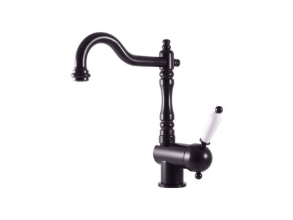 Dřezová baterie pro nízkotlaké ohřívače, Černá - matná E508.0/8CMAT, RAV Slezák (Barva Černá - matná, Rozměr 1/2")