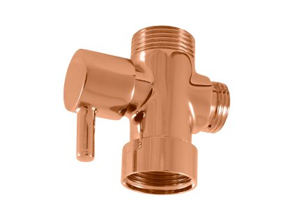 7246 1 keramicky prepinac ke sprchovym tycim zlata ruzova kartacovana md0629zrk rav slezak