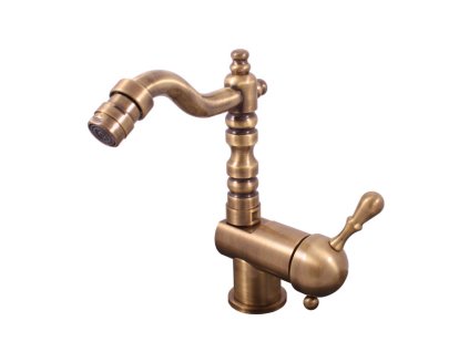LABE - Bidetová baterie  bez výpusti, Stará mosaz (Bronz) L408.0/9SM, RAV Slezák (Barva Stará mosaz (Bronz), Rozměr 1/2")