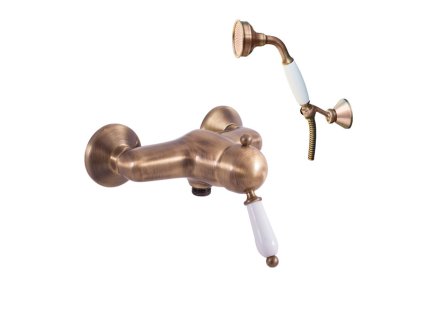 1846 1 labe sprchovy set s baterii stara mosaz bronz l581 5 2sm rav slezak