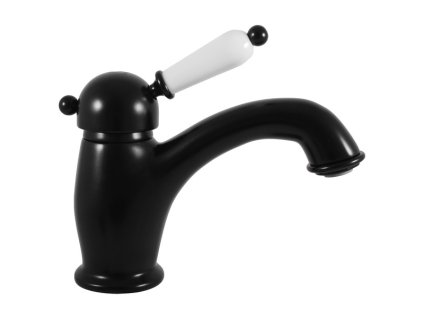 LABE - Umyvadlová baterie bez výpusti, Černá - matná L526.0CMAT, RAV Slezák (Barva Černá - matná, Rozměr 1/2")