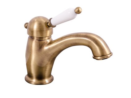 LABE - Umyvadlová baterie bez výpusti, Stará mosaz (Bronz) L526.0SM, RAV Slezák (Barva Stará mosaz (Bronz), Rozměr 1/2")