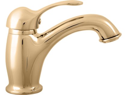 LABE - Umyvadlová baterie bez výpusti, Zlatá - lesklá L026.0Z, RAV Slezák (Barva ZLATÁ - lesklá, Rozměr 1/2")