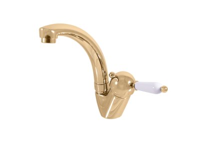 LABE - Umyvadlová baterie bez výpusti, Zlatá - lesklá L506.0/2Z, RAV Slezák (Barva ZLATÁ - lesklá, Rozměr 1/2")