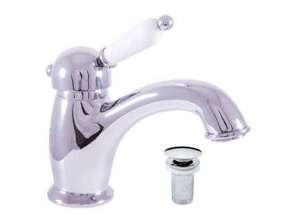 LABE - Umyvadlová baterie s výpustí, Chrom L527.0K, RAV Slezák (Barva Chrom, Rozměr 1/2")