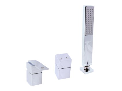 LOIRA - Vanová baterie 3 - otvorová, Chrom LR575.0P, RAV Slezák (Barva Chrom, Rozměr 1/2")