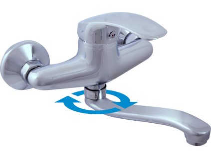 MISSISSIPPI - Umyvadlová/dřezová baterie, Chrom MS001.5/26, RAV Slezák (Barva Chrom, Rozměr 100 mm)