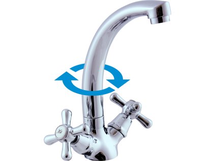 MORAVA - Umyvadlová baterie bez výpusti, Chrom MK120.0/2, RAV Slezák (Barva Chrom, Rozměr 1/2")