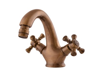 MORAVA RETRO - Bidetová baterie s výpustí, Stará mosaz (Bronz) MK343.0SM, RAV Slezák (Barva Stará mosaz (Bronz), Rozměr 1/2")
