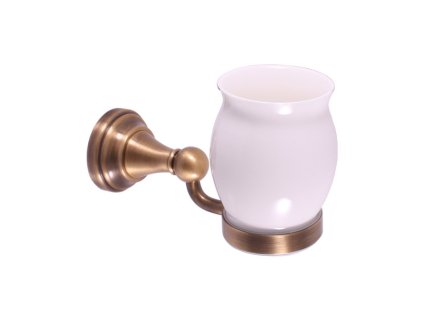 1621 1 morava retro koupelnovy doplnek drzak kartacku keramicky stara mosaz bronz mka0201sm rav slezak