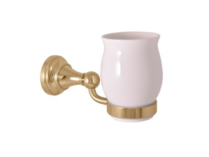 2854 1 morava retro koupelnovy doplnek drzak kartacku keramicky zlata leskla mka0201z rav slezak