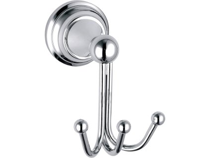 2755 1 morava retro koupelnovy doplnek vesacek trojity chrom mka0105 rav slezak