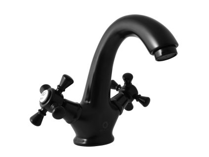 MORAVA RETRO - Umyvadlová baterie bez výpusti, Černá - matná MK328.0CMAT, RAV Slezák (Barva Černá - matná, Rozměr 1/2")