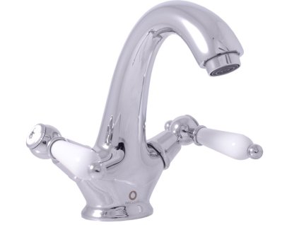 MORAVA RETRO - Umyvadlová baterie bez výpusti, Chrom MK528.0, RAV Slezák (Barva Chrom, Rozměr 1/2")