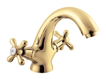 mk128 0z morava retro zlata umyvadlova baterie