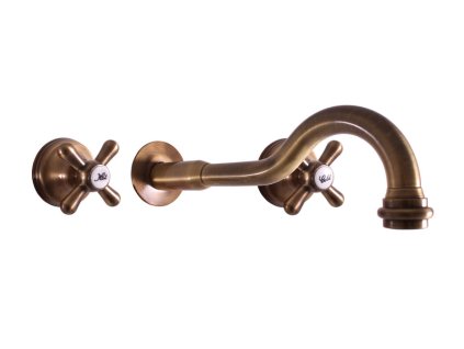 3490 1 morava retro umyvadlova baterie podomitkova s telesem stara mosaz bronz mk131sm rav slezak