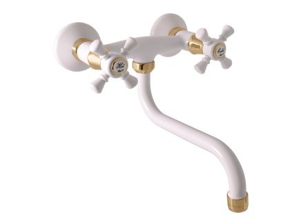 8035 1 morava retro umyvadlova drezova baterie bila zlata mk301 5 21bz rav slezak