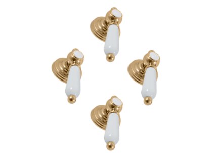 MORAVA RETRO - Vanová/Sprchová baterie podomítková 2-cestná s tělesem, Chrom MK586K, RAV Slezák (Barva Chrom)