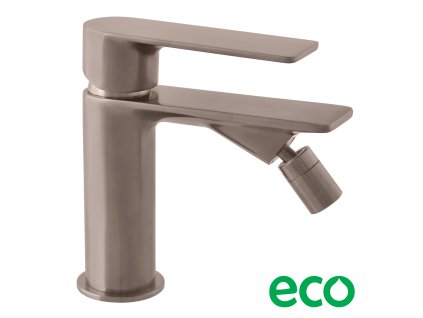 NIL - Bidetová baterie  bez výpusti, Metal Grey - kartáčovaná NL144.0MGK, RAV Slezák (Barva METAL GREY - kartáčovaná, Rozměr 1/2")