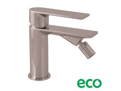 NIL - Bidetová baterie  bez výpusti, Metal Grey - lesklá NL144.0MGL, RAV Slezák (Barva METAL GREY - lesklá, Rozměr 1/2")