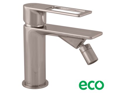 NIL - Bidetová baterie  bez výpusti, Metal Grey - lesklá NL244.0MGL, RAV Slezák (Barva METAL GREY - lesklá, Rozměr 1/2")