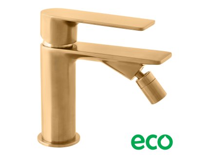 NIL - Bidetová baterie  bez výpusti, Zlatá - kartáčovaná NL144.0ZK, RAV Slezák (Barva ZLATÁ - kartáčovaná, Rozměr 1/2")