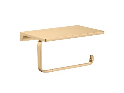 8212 2 nil koupelnovy doplnek drzak toaletniho papiru s odkladaci polickou zlata leskla nla0403z rav slezak