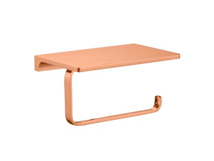 8320 2 nil koupelnovy doplnek drzak toaletniho papiru s odkladaci polickou zlata ruzova kartacovana nla0403zrk rav slezak