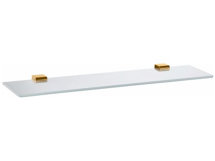 8260 2 nil koupelnovy doplnek policka sklenena 600 mm zlata kartacovana nla0900 60zk rav slezak