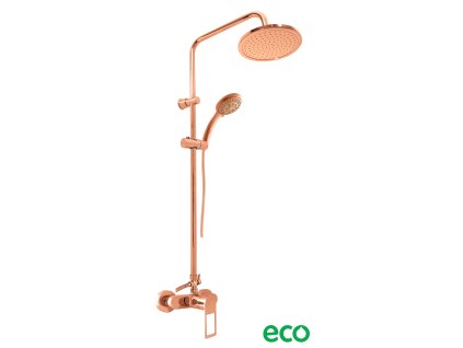 7441 1 nil sprchovy system s vodovodni baterii zlata ruzova kartacovana nl282 5 7zrk rav slezak