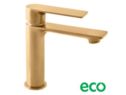 NIL - Umyvadlová baterie bez výpusti, Zlatá - kartáčovaná NL126.0ZK, RAV Slezák (Barva ZLATÁ - kartáčovaná, Rozměr 1/2")