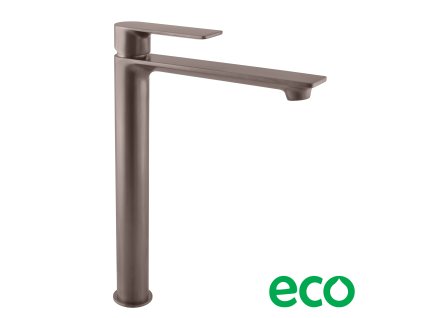 NIL - Umyvadlová vysoká baterie bez výpusti, Metal Grey - kartáčovaná NL130.0MGK, RAV Slezák (Barva METAL GREY - kartáčovaná, Rozměr 1/2")