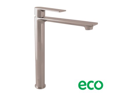 NIL - Umyvadlová vysoká baterie bez výpusti, Metal Grey - lesklá NL130.0MGL, RAV Slezák (Barva METAL GREY - lesklá, Rozměr 1/2")