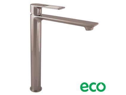 NIL - Umyvadlová vysoká baterie bez výpusti, Metal Grey - lesklá NL230.0MGL, RAV Slezák (Barva METAL GREY - lesklá, Rozměr 1/2")