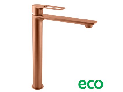 NIL - Umyvadlová vysoká baterie bez výpusti, Zlatá Růžová - kartáčovaná NL230.0ZRK, RAV Slezák (Barva ZLATÁ RŮŽOVÁ - kartáčovaná, Rozměr 1/2")